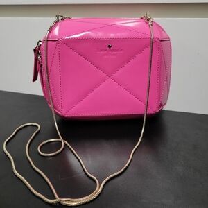 Kate Spade Pink Patent Leather Crossbody Bag